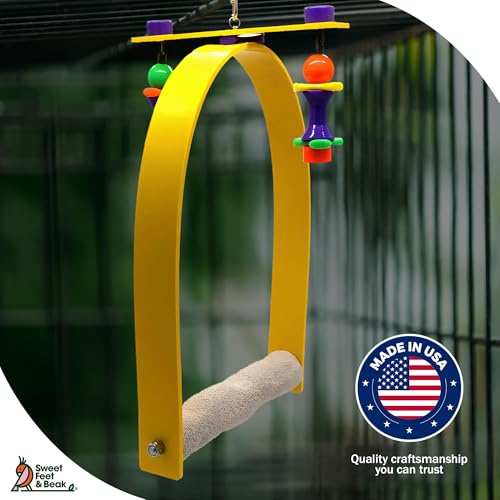 Sweet Feet and Beak Whirly Bird Swing, X-Large Indoor Pedicure Perch