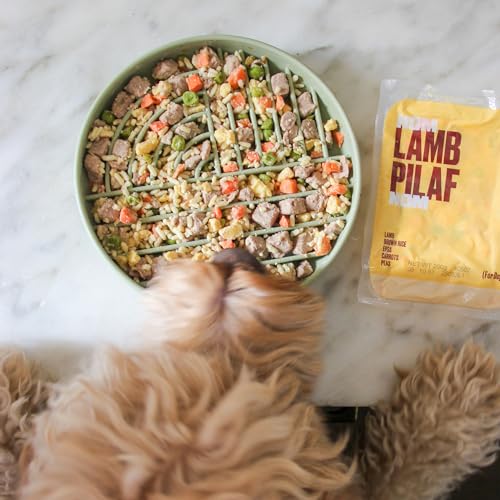 Slow-Feeder & Water Bowl Set by The Dog Tale | Food-Grade Silicone Dog Bowls, BPA-Free, Dishwasher Safe, Freezer Safe (Midnight) - color: Midnight