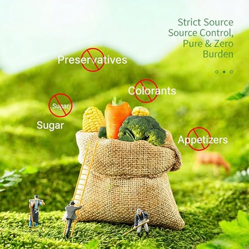 Hamster Food, Bunny Food Freeze-Dried Fruit and Vegetable Salad,Rabbit and Hamster Chew Treats Resealable Jar for Hamsters Bunny Guinea Pigs Groundhogs Natural Fiber Vitamin Snacks, 3.88oz