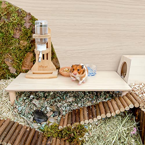 Niteangel Hamster Play Wooden Platform: Rectange - 7" L x 15.7" W - 7" H - size: Rectangle - 7" Height