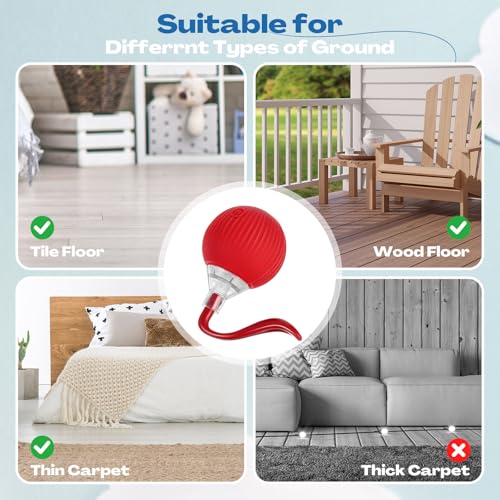 VioraWhite 2 Pcs 360° Rolling Ball, Electric Interactive Cat Dog Toy