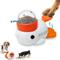 Duck Dog Treat Dispenser Toy, Interactive Slow Feeder Puzzle Toy - color: Yellow