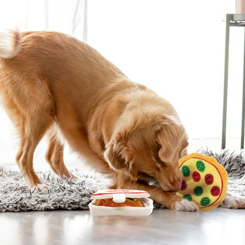 Teenage Mutant Ninja Turtles, Plush Nesting Toys for Dogs, Turtle Shell - style: Pizza