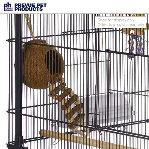 Prevue Pet Products Naturals Coco Hideaway with Ladder - style: Double Coconut with Ladder
