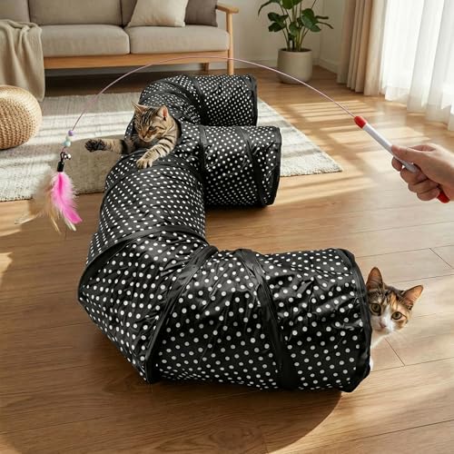 Cat Toy Tunnel Collapsible (E) - size: E