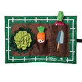 Outward Hound by Nina Ottosson Activity Matz Garden Game Plush Dog Puzzle Mat Dog Enrichment Dog Toy, Level 2 Intermediate, Multicolored - color: Activity Matz Garden