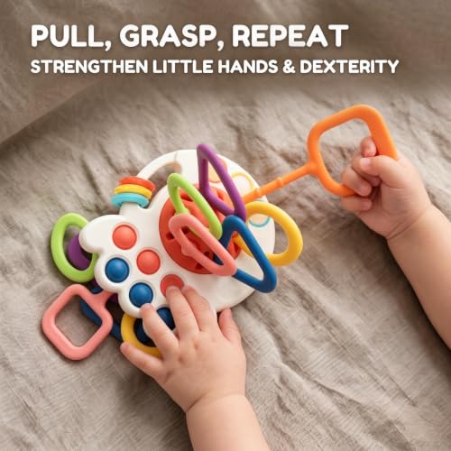 Montessori Pull String Sensory Toy for Toddlers