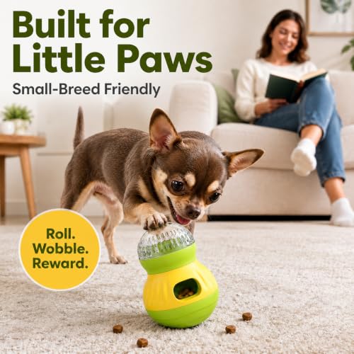 Dog Treat Dispensing Puzzle Toy Puppy Interactive Toys Slow Feeder