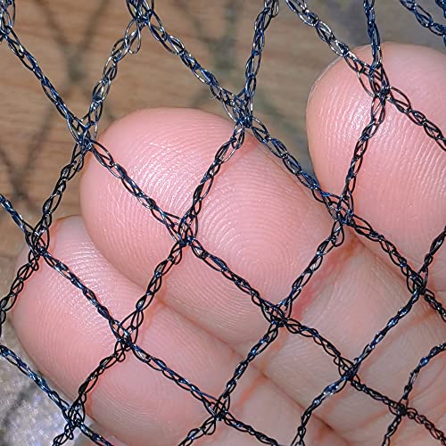 Bird Netting 7.5x65 Ft, 1/2In Mesh Garden Bird Netting, Fruit Tree Netting - size: 7.5x65ft-1/2in mesh
