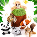 Skylety 7 Pieces Hide and Seek Dog Toys, Cute, Small - size: Small, style: Cute
