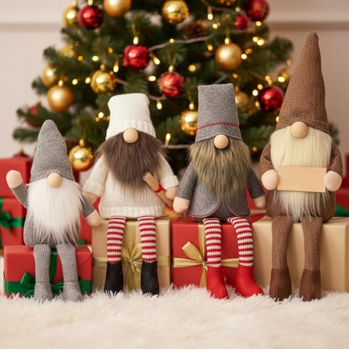 Tudomro 45 Pcs Halloween Gnome Beards Nose for Crafting White, Beige, Brown - color: White,beige,brown