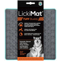 LickiMat Tuff Buddy Slow Feeder Lick Mat for Dogs, Turquoise, Boredom Aid - color: Turquoise