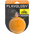 Playology Squeaky Chew Ball Dog Toy - Jumbo, Cheddar Cheese Scent - size: Jumbo, style: Cheddar Cheese