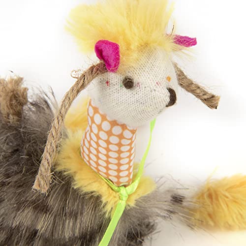 Petlinks HappyNip Loopy Llama Plush Cat Toy, Contains Silvervine & Catnip - Yellow, One Size - color: Loopy Llama, size: Set of 1