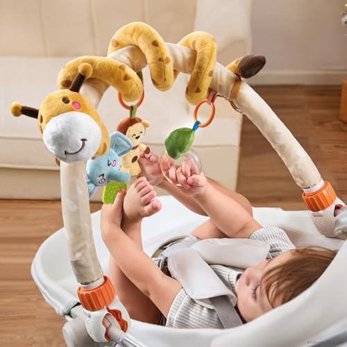 TUMAMA Baby Stroller Arch Toy,Portable Baby Mobile, Infants 0-12 Months - style: Spiral+Arch
