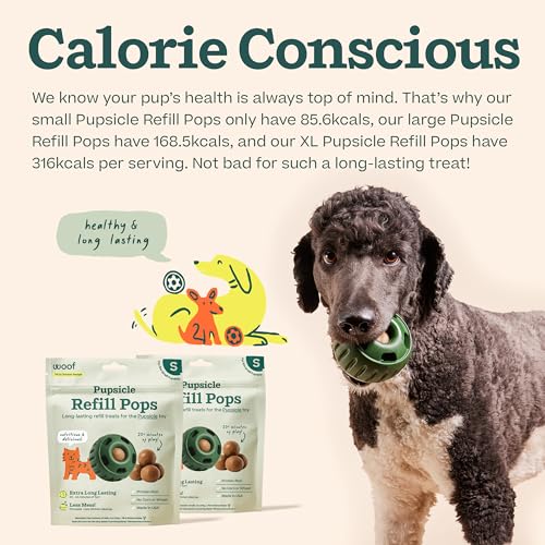 WOOF Pupsicle Chicken Refill Pops Dog Treats, Small, 10 Count
