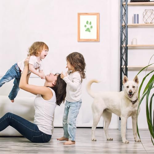 DeerZone Inkless Paw Print Kit,Dog Paw Print Kit,Dog Nose Print - color: Macarons, size: Medium-Large 4 Pack