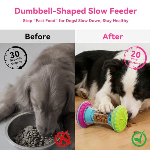 MateeyLife Interactive Dog Puzzle Toy for Small Medium Large Dogs Pruple - color: Purple