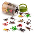 Terra by Battat Insect World Bug Toys, 60 Mini Figures in Tube, Insects - style: 60pcs Insects & Bugs