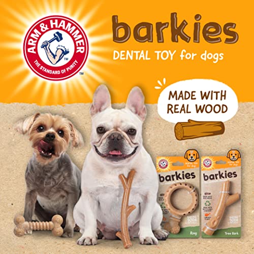 Arm & Hammer Barkies Ring Dog Chew Toy, Peanut Butter Flavor, 5.5 Inch - color: Ring Toy, size: 5.5 Inch
