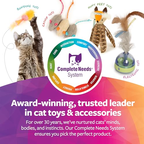 SmartyKat Chickadee Chirp Electronic Sound Cat Toy, Contains Catnip, Battery Powered - Light Brown, One Size - size: One Size, style: Chickadee Chirp
