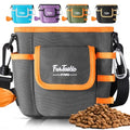 Dog Treat Pouch with Magnetic Closure for Pet Training - color: Dark Grey
