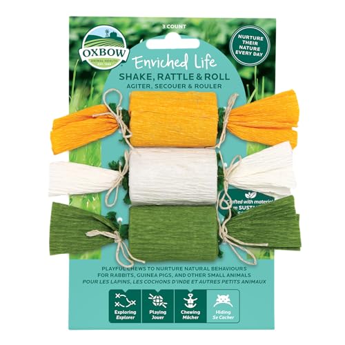 Oxbow Enriched Life Shake, Rattle and Roll - Small animal enrichment toy - style: Shake Rattle & Roll