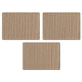 Cat Scratcher Cat Scratch Pad L Shape Wall Mounted Dual Use (Vert/Horiz) Kitten Bunifa Scratching Card Board Vertical Post with Ball Toys Feathers (Cat Scratching Post Accessories)