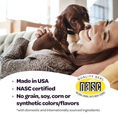 Calming Chews for Dogs | Herbal Dog Calming Chews for Anxiety from Normal and Occasional Stressors Including Separation Storms Grooming & Travel | NASC Certified & Made in The USA | 90 Count - size: 90 Count