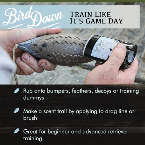 Conquest Scents BirdDown Scent Stick, Dog Training Scent Wax, 2.5 oz - style: Quail