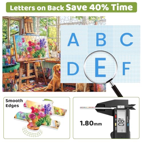 500 Piece Puzzles for Adults, Charming Art Studio Jigsaw Puzzles 500 Pieces - color: Art Studio