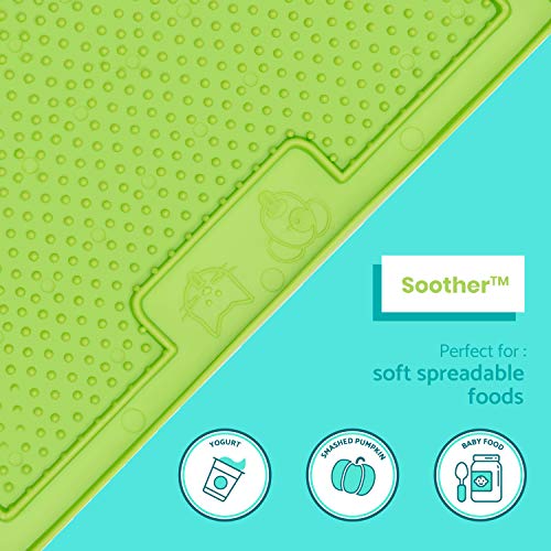 LickiMat Classic Soother Orange Dog Feeding Mat