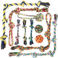 Aitmexcn Dog Rope Toys,10 Pack Cotton Chew Tug Toys for Small Medium Dogs - size: 10 Pack-Small