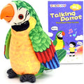 Talking Parrot Toy for kids - Moving Beak, 4-Level Volume Control, 30 Songs