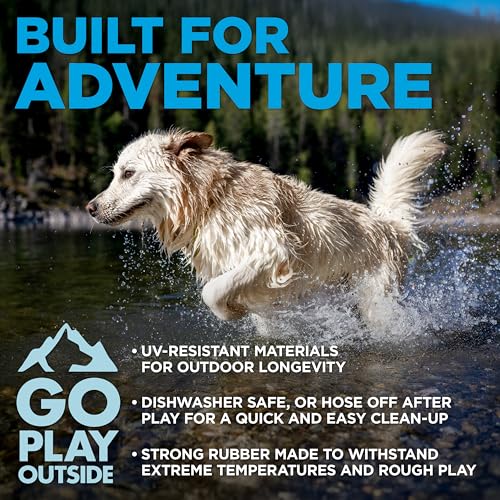 Squeaky Fetch Ball - Floating Outdoor Dog Toy - 3-Pack - color: 3-Pack