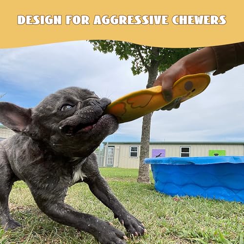 Nocciola Duck Squeaky Dog Toy, New 2025 Indestructible Dog Toy for Aggressive Chewers, Stuffed Toy with Two Tough Layers, Minky Plush for Comfort and Chewing, Yellow - color: Minky Yellow