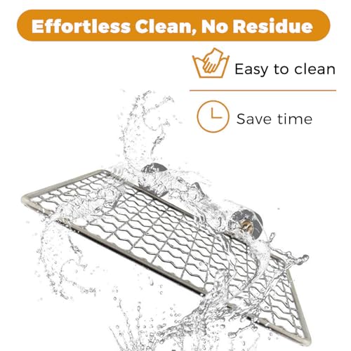 2 Pack Stainless Steel Bird Perch Platform for Cage, 6.3 x 4 in Wire Mesh Resting Stand, for Conure Cockatiel Lovebird Small Parrot - color: Stainless Steel-6.3 X 4 Inches