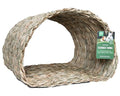 Small Pet Select Tiny Paws Jumbo Seagrass Tunnel, for Guinea Pig, Rabbit, Bunny, Toys, Hideout Tunnel, Cage Accessories, 14x13x10