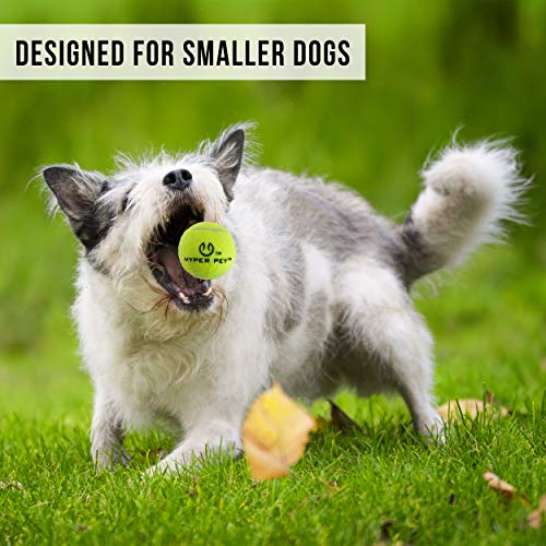 Hyper Pet MINI K9 Kannon Dog Ball Thrower Launcher for Small Dogs (Small Breeds Up To 20 Pounds), Includes 1 Hyper Pet 2 Inch Tennis Ball (Smaller than Regular Tennis Ball) - size: Mini, style: Mini Tennis Ball Launcher