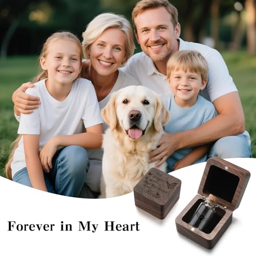SOITIS Customized Small Pet Urn for Dogs Cats Urn for Pets Ashes Keepsake - color: Custom-Black Paw
