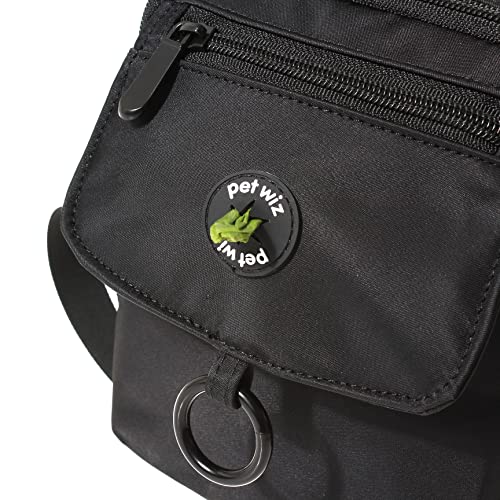 pet wiz Dog Walking Bag with Adjustable Strap - color: Water Resistant Dog Walking Bag