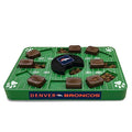Pets First NFL Denver Broncos Puzzle Toy for Dogs, Slow Feeder Board for Pets, Interactive Doggie Treat Toy - color: DENVER BRONCOS