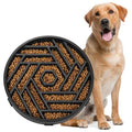 WHIPPY Slow Feeder Dog Bowl, Puzzle Maze Design to Slow Down Eating, 3-Cup Capacity, Anti-Gulping Food Bowl for Medium & Large Dogs,Black - color: black