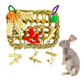Rabbits Chew Toy, Bunny Cage Hanging Chew Toys and Treats - size: Standard