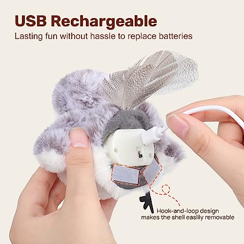 Potaroma Cat Toys 2 Pcs Flapping Sandpiper Pair-Mate - style: Piper Couple