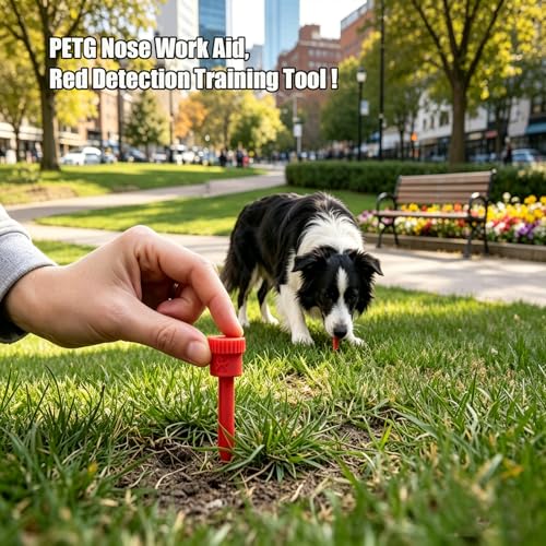Dog Scent Training Tees 5-Pack | Professional Red Detection Training Tool Kit | Enhance Canine Scent Detection & Strengthen Bond | Dog Scent Training Kit for All Dogs