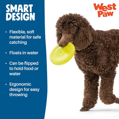 WEST PAW Zisc High-Flying Disc Dog Toy - Granny Smith Green - color: Granny Smith, size: Large