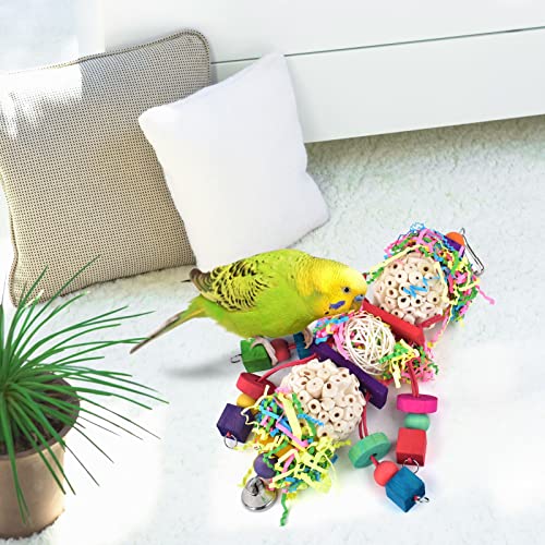 Bissap Foraging Shredder Bird Toy, Hanging Toys for Small Medium Parrot - size: 1 PCS