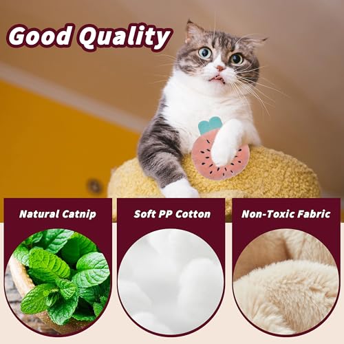 Soft Cat Cone Collar, Cute Cats Recovery Collar Suitable for Cats - color: Colour-Fruit