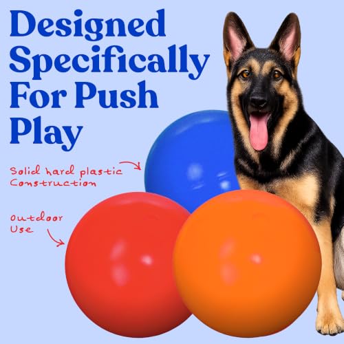 Doggie Dooley Virtually Indestructible Dog Ball - 14 Inch, Red - color: Red, size: X-Large (14 inch)